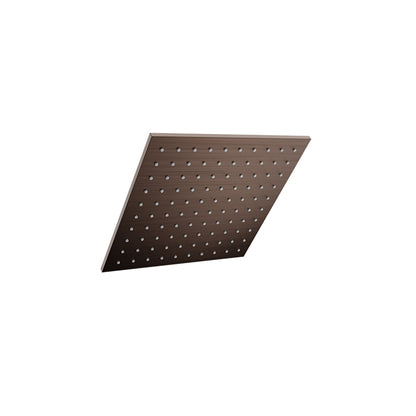 Baril Square 10" anti-limestone shower head