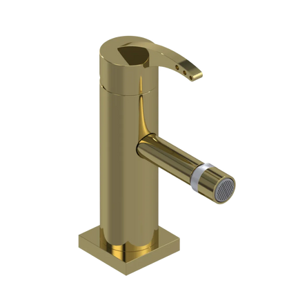 Rubinet Single Control Bidet Fitting (less drain) Natural Brass
