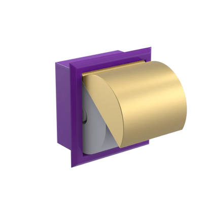 Rubinet RECESSED TOILET PAPER HOLDER Purple Haze