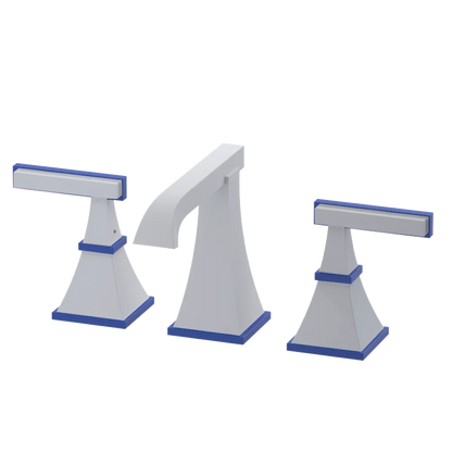 Rubinet Widespread Lav. Set. (less drain) Matt White