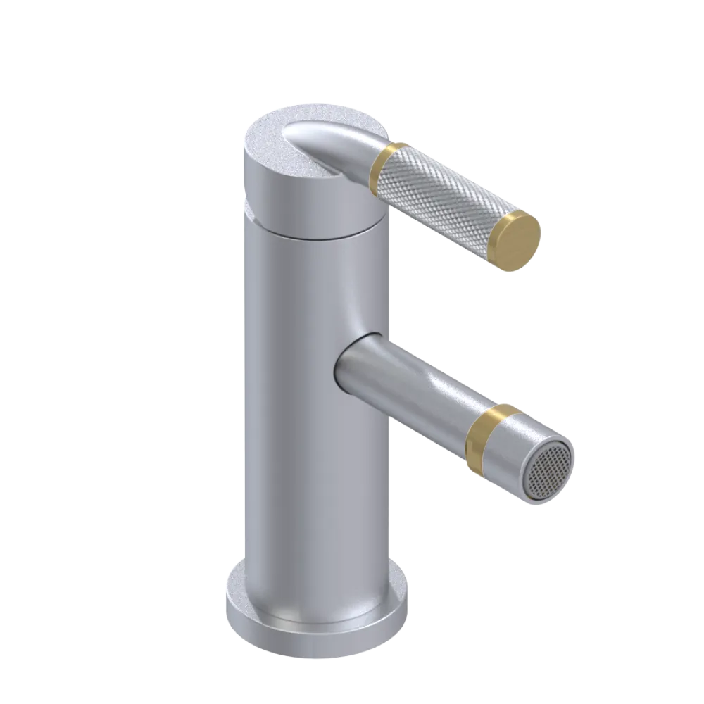 Rubinet Single Control Bidet Fitting (less drain) Satin Chrome