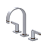 Rubinet Widespread Lav. Set. (less drain) Satin Chrome