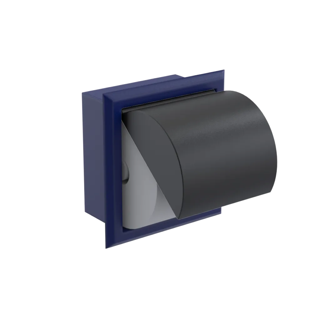 Rubinet RECESSED TOILET PAPER HOLDER Midnight Blue