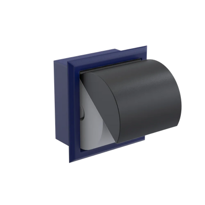 Rubinet RECESSED TOILET PAPER HOLDER Midnight Blue