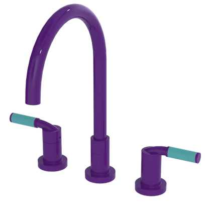 Rubinet Widespread Kitchen Set Purple Haze