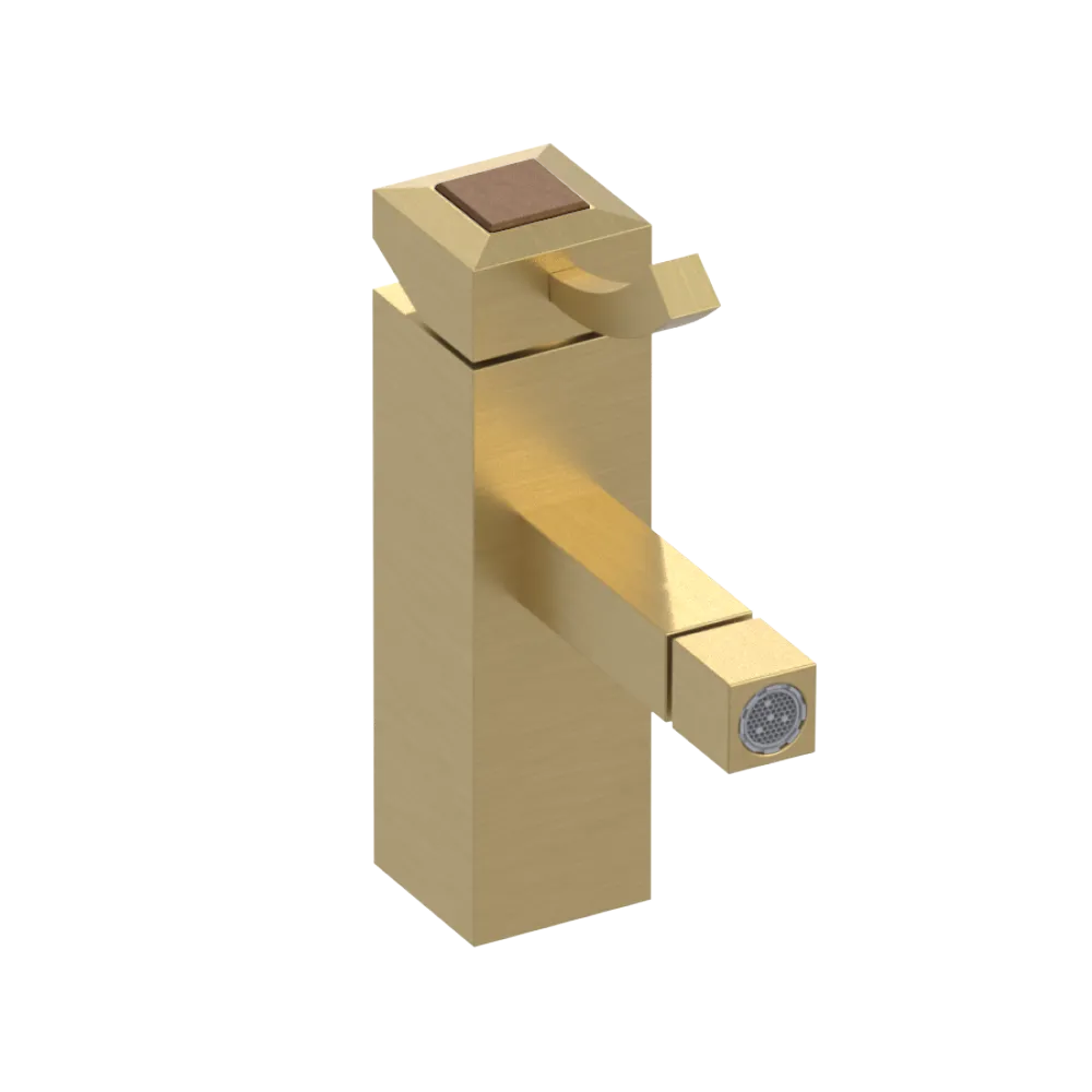 Rubinet Single Control Bidet Fitting (less drain) Satin Gold