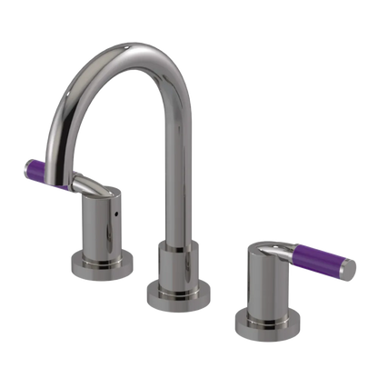 Rubinet Widespread Lav set (less drain) Polished Nickel