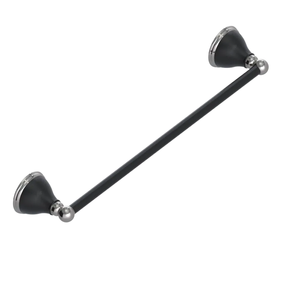Rubinet Towel Bar 24" Matt Black
