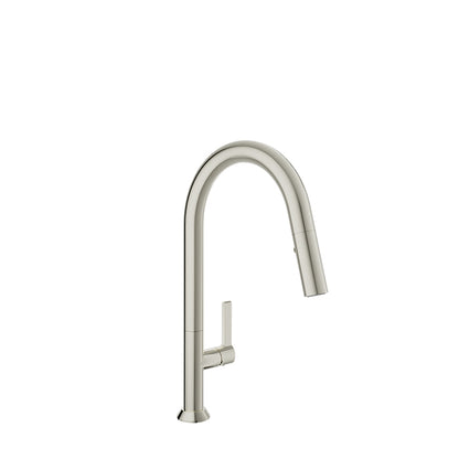 Baril High single-hole kitchen faucet with 2-function pull-down spray