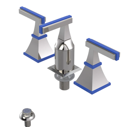 Rubinet Bidet Fitting with Spray, Diverter, and Vacum Breaker (Less Drain) Polished Nickel