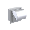 Rubinet RECESSED TOILET PAPER HOLDER Matt White