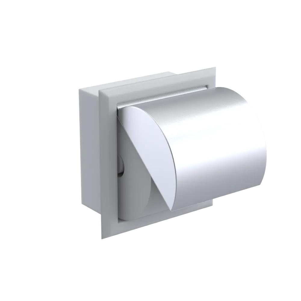Rubinet RECESSED TOILET PAPER HOLDER Matt White