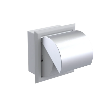 Rubinet RECESSED TOILET PAPER HOLDER Matt White