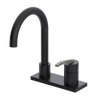 Rubinet 4" Centre Single Control Lav. Set. (less drain) Matt Black