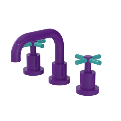 Rubinet Widespread Lav. Set. (less drain) Purple Haze