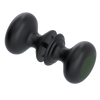 Rubinet Shower Door Knob (set) Matt Black