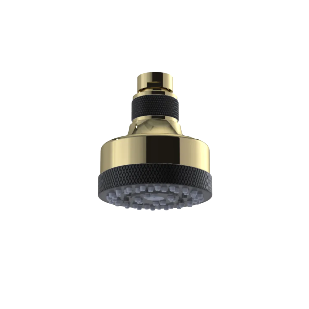 Rubinet 3 FUNCTION SHOWER HEAD Natural Brass