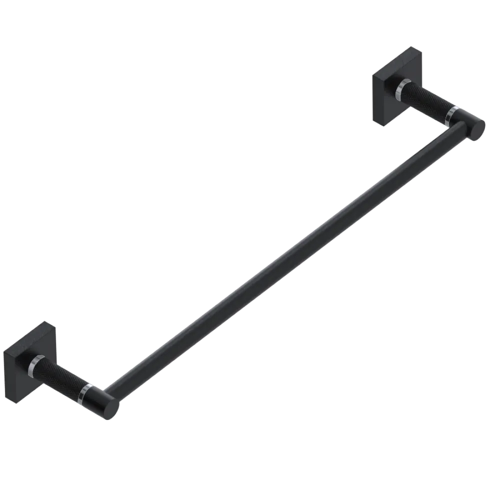 Rubinet 18" TOWEL BAR Matt Black