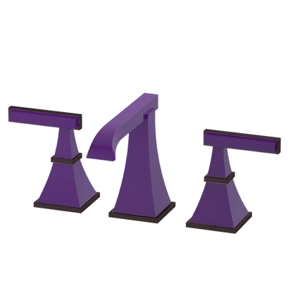 Rubinet Widespread Lav. Set. (less drain) Purple Haze