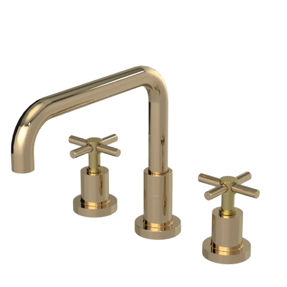 Rubinet Widespread Kitchen Set Gold