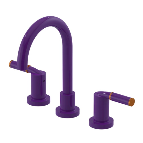 Rubinet Widespread Lav set (less drain) Purple Haze