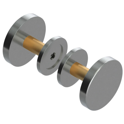 Rubinet Shower Door Knob (set) Satin Nickel