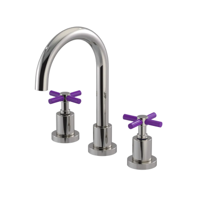 Rubinet Widespread Lav. Set. (less drain) Polished Nickel