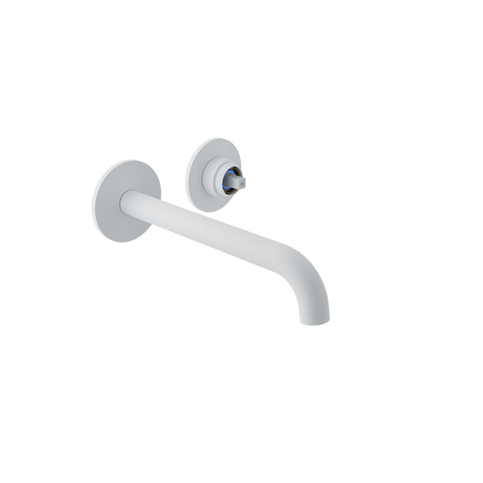 Baril Single lever wall-mounted lavatory faucet (without handle), drain not included