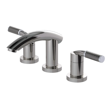 Rubinet Widespread Lav. Set. (less drain) Polished Nickel