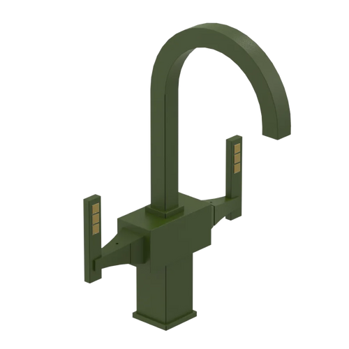 Rubinet Single Hole Dual Handle Lav. Set. (less drain) Green Envy