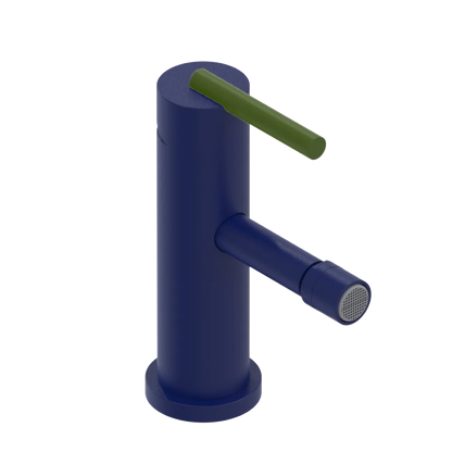 Rubinet Single Control Bidet Fitting (less drain) Midnight Blue