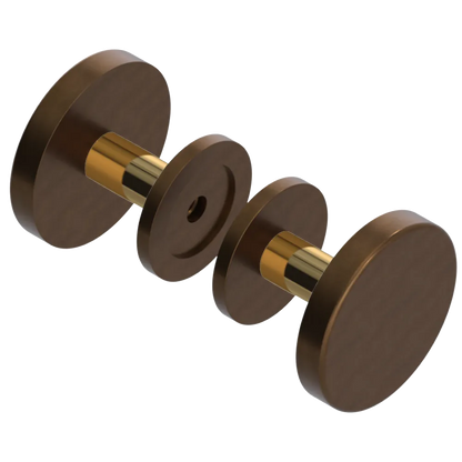 Rubinet Shower Door Knob (set) Tuscan Brass