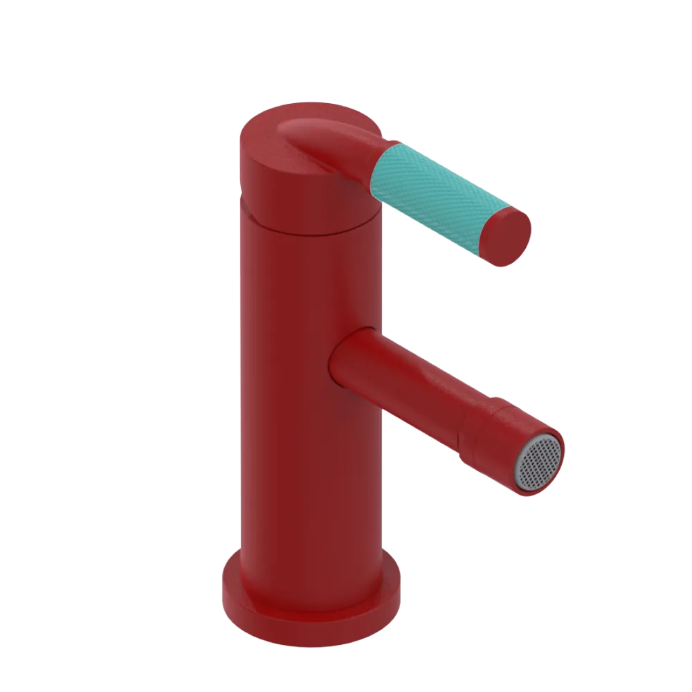 Rubinet Single Control Bidet Fitting (less drain) Maroon
