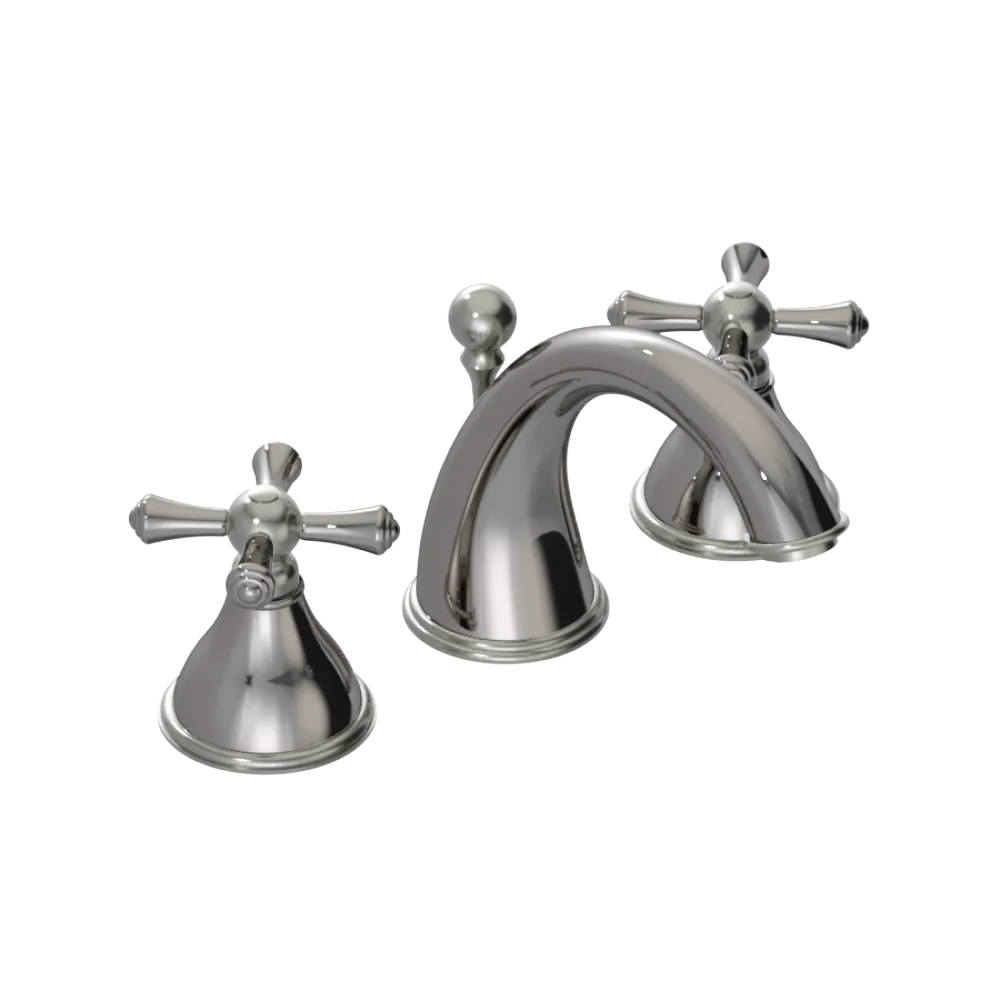Rubinet Widespread Lav. Set. (less drain) Polished Nickel