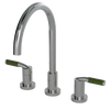 Rubinet Widespread Kitchen Set Satin Nickel