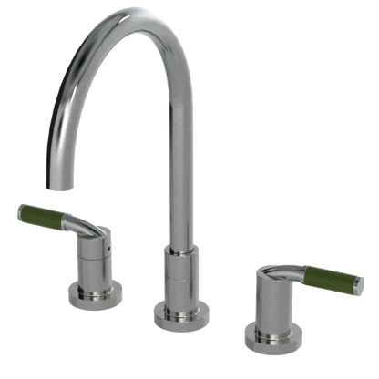 Rubinet Widespread Kitchen Set Satin Nickel