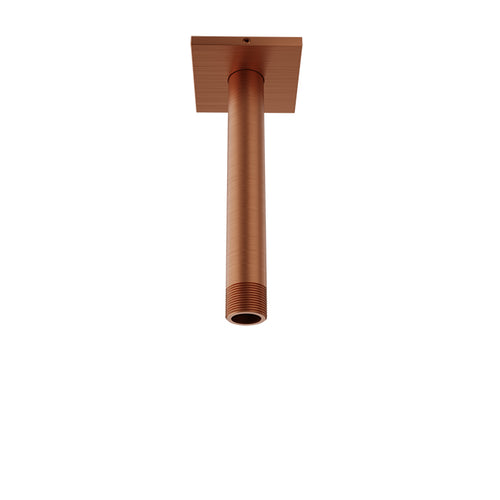 Baril 6'' ceiling mounted shower arm, square flange