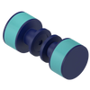 Rubinet Shower Door Knob (set) Midnight Blue