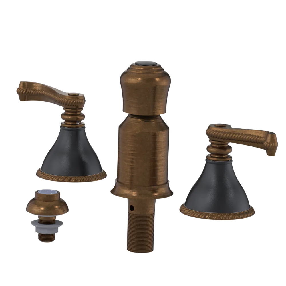 Rubinet Bidet Fitting with Spray, Diverter, and Vacum Breaker (Less Drain) Oil Rubbed Bronze