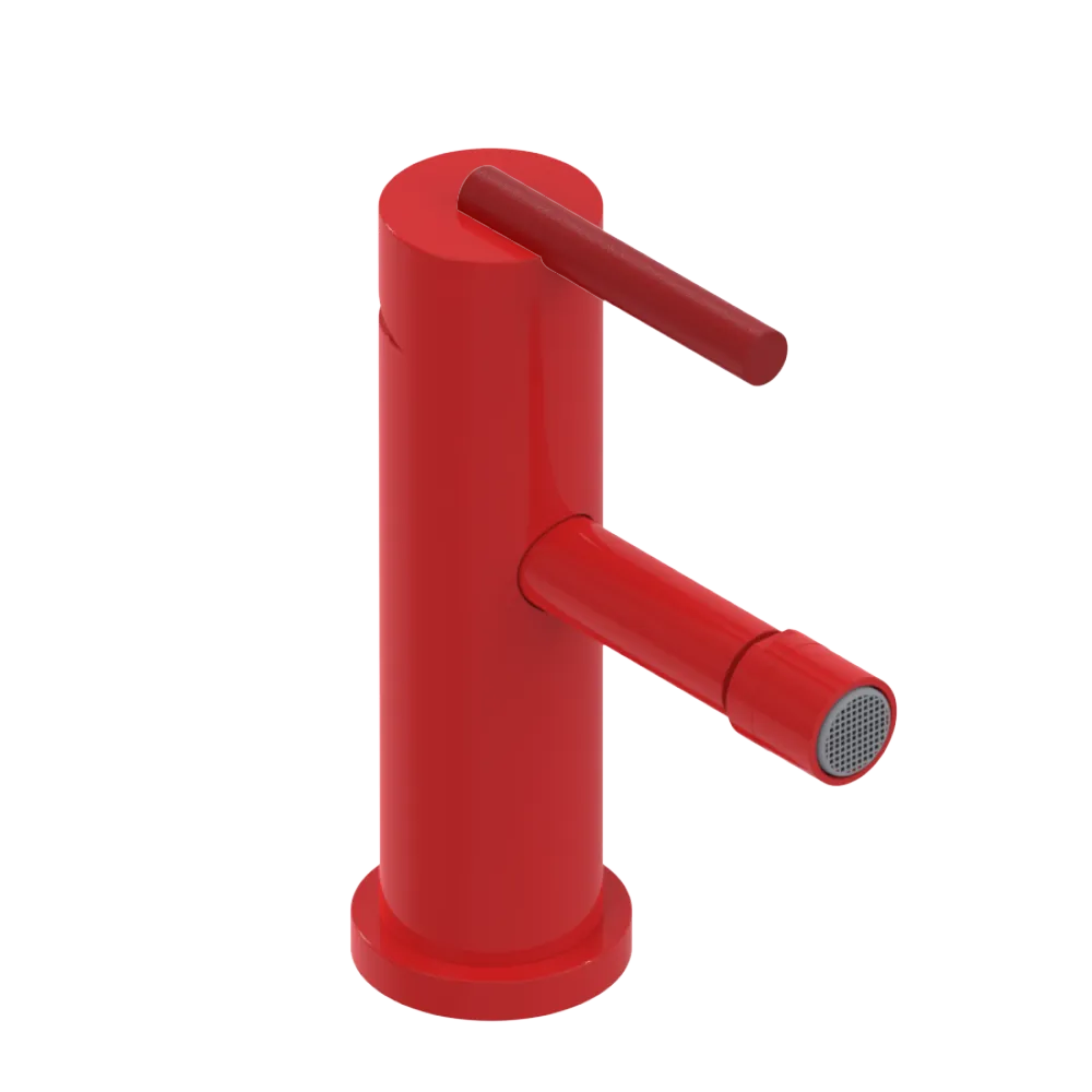 Rubinet Single Control Bidet Fitting (less drain) Red