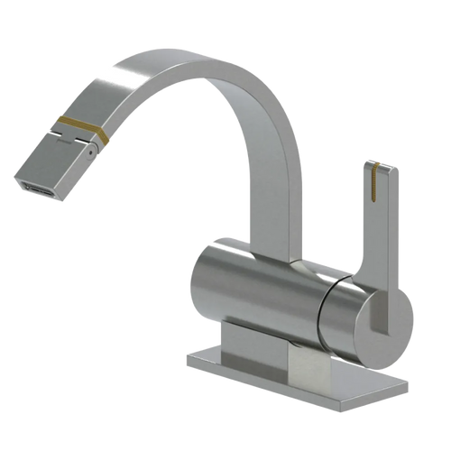 Rubinet Single Control Bidet Fitting (less drain) Satin Nickel