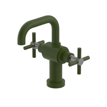 Rubinet Single Hole Dual Handle Lav. Set. (less drain) Green Envy