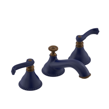 Rubinet Widespread Lav. Set. (less drain) Midnight Blue