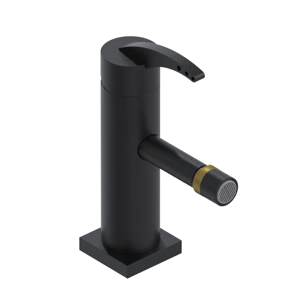Rubinet Single Control Bidet Fitting (less drain) Matt Black