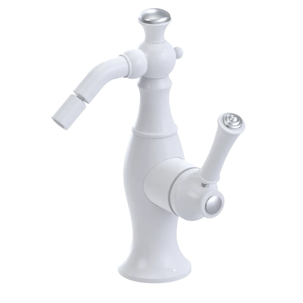 Rubinet Single Control Bidet Fitting (less drain) White