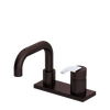 Rubinet 4" Centre Single Control Lav. Set. with Genesis spout (less drain) Oil Rubbed Bronze