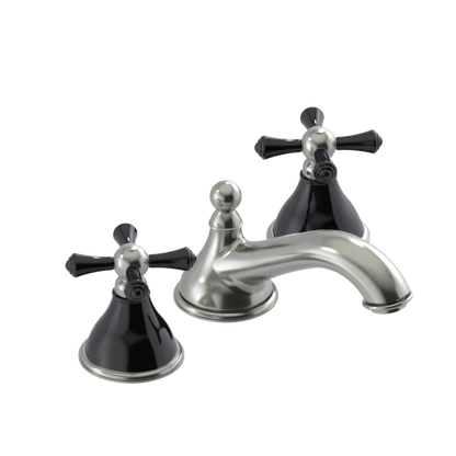 Rubinet Widespread Lav. Set. (less drain) Satin Nickel