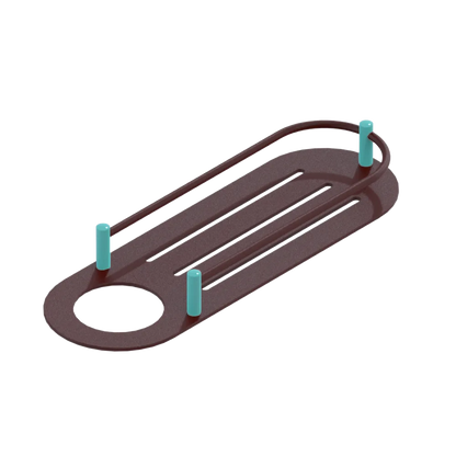 Rubinet Shelf Only Bordeaux