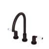 Rubinet Widespread Kitchen Set Oil Rubbed Bronze