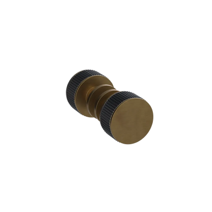Rubinet Shower Door Knob (set) Antique Brass Matt